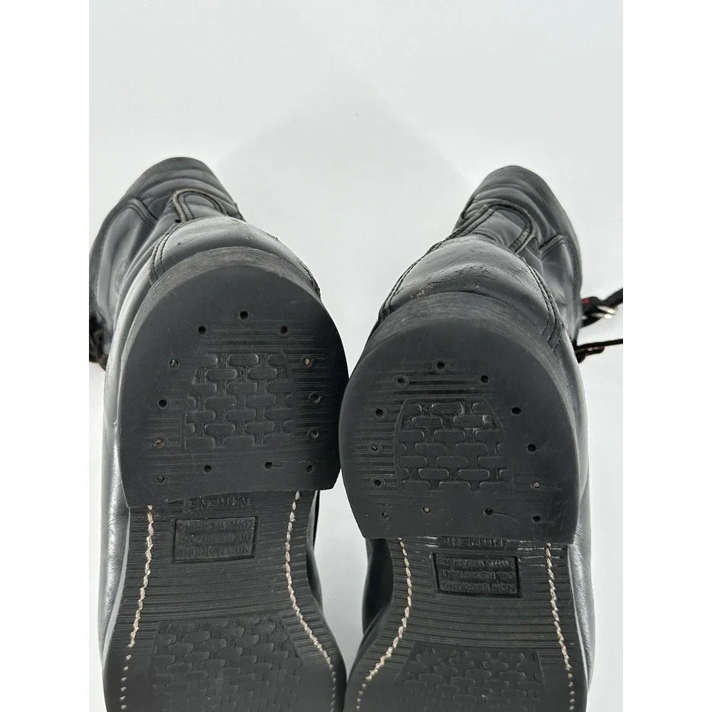 VINTAGE CHIPPEWA USA BAY APACHE UTILITY MEN'S SIZE 8.5D 9554 BLACK‎
